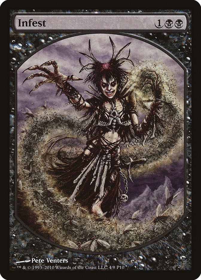 Image for Infest (4) (Magic Player Rewards) - Magic: The Gathering