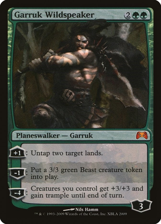 Image for Garruk Wildspeaker (XBLA 2009) (Media Promos) - Magic: The Gathering