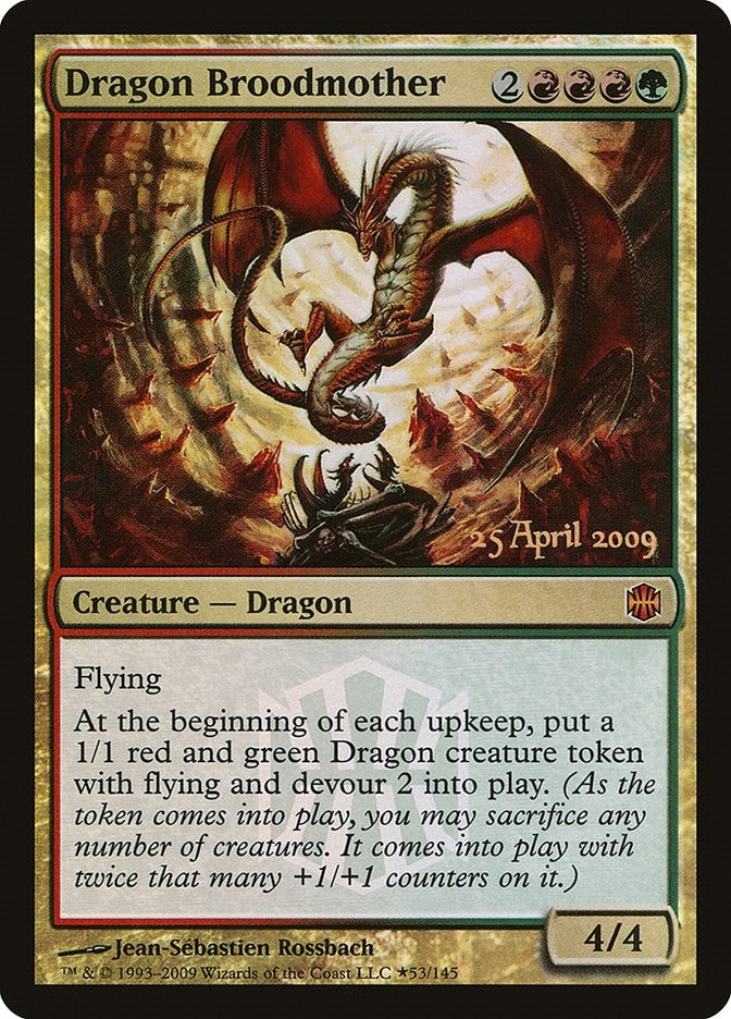 Image for Dragon Broodmother (53) (Prerelease Cards) - Magic: The Gathering