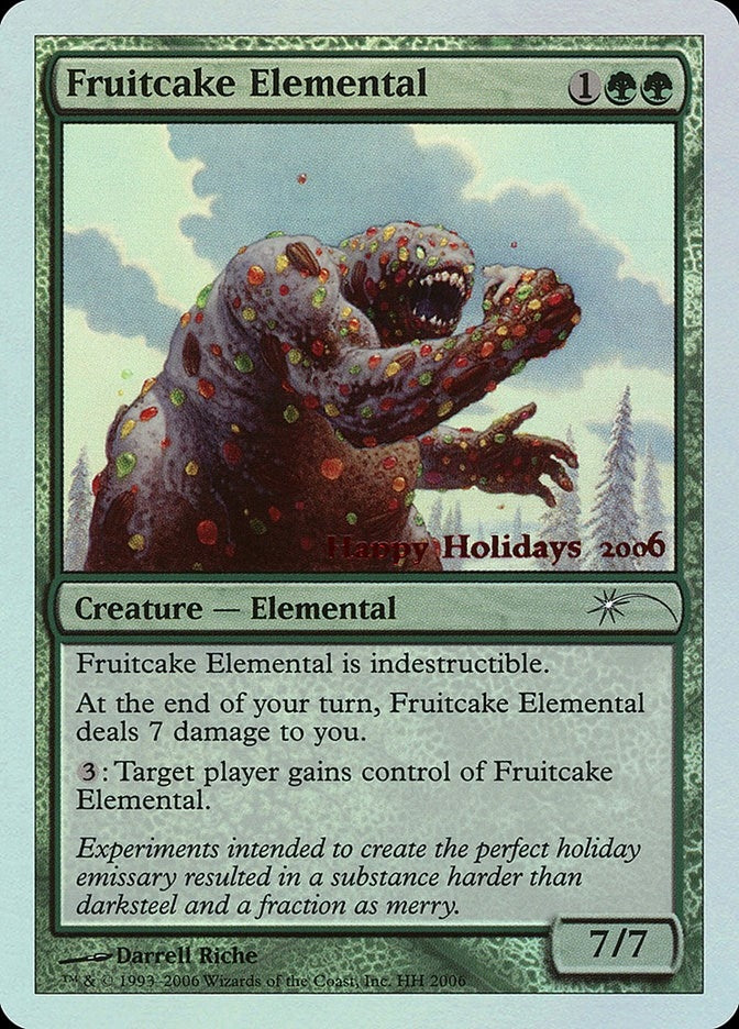 Image for Fruitcake Elemental (2006) (Special Occasion) - Magic: The Gathering