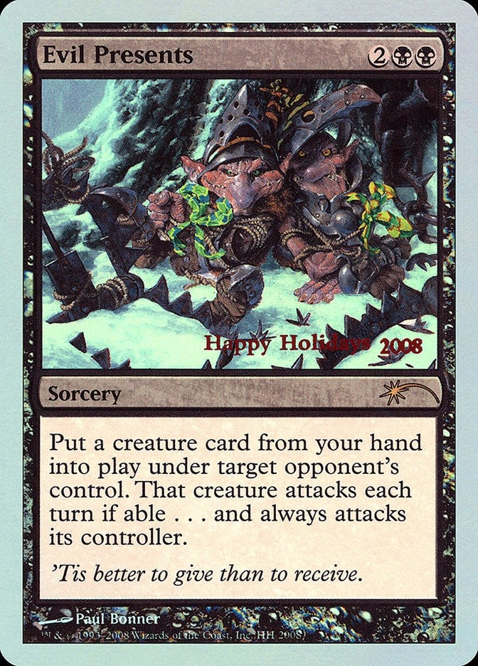Image for Evil Presents (2008) (Special Occasion) - Magic: The Gathering