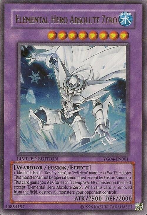Image for Elemental Hero Absolute Zero (YG04-EN001) - YuGiOh