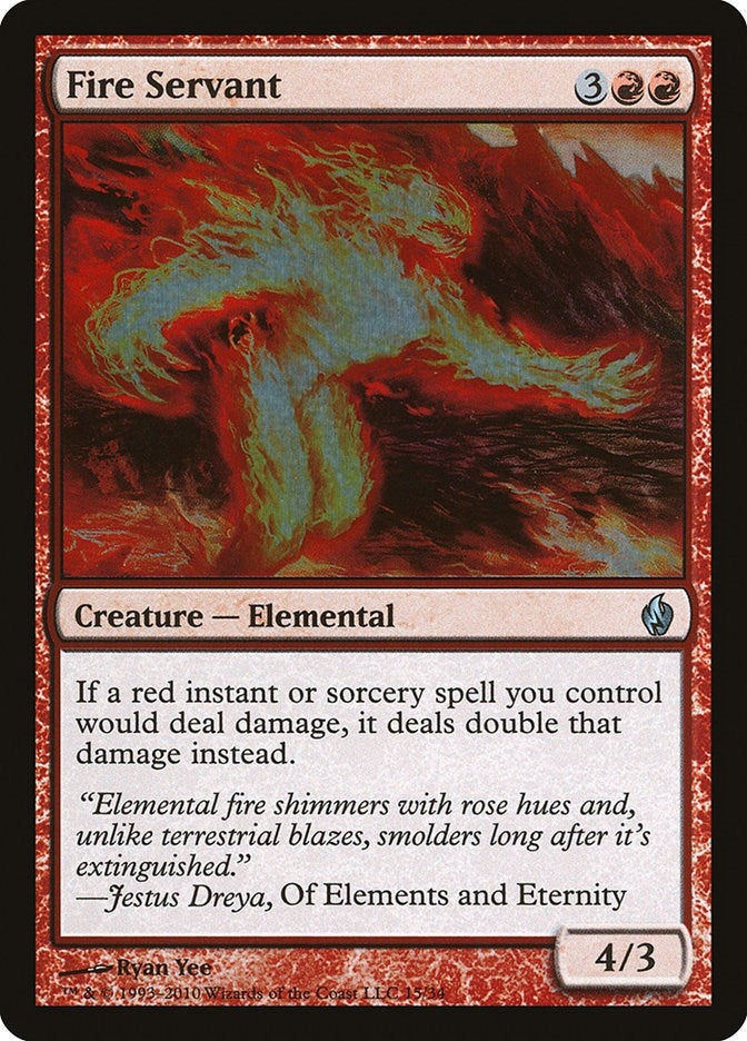 Image for Fire Servant (15) (Premium Deck Series: Fire and Lightning) - Magic: The Gathering