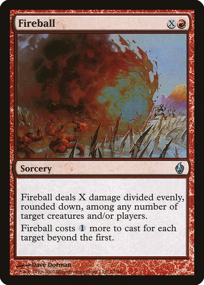 Image for Fireball (27) (Premium Deck Series: Fire and Lightning) - Magic: The Gathering