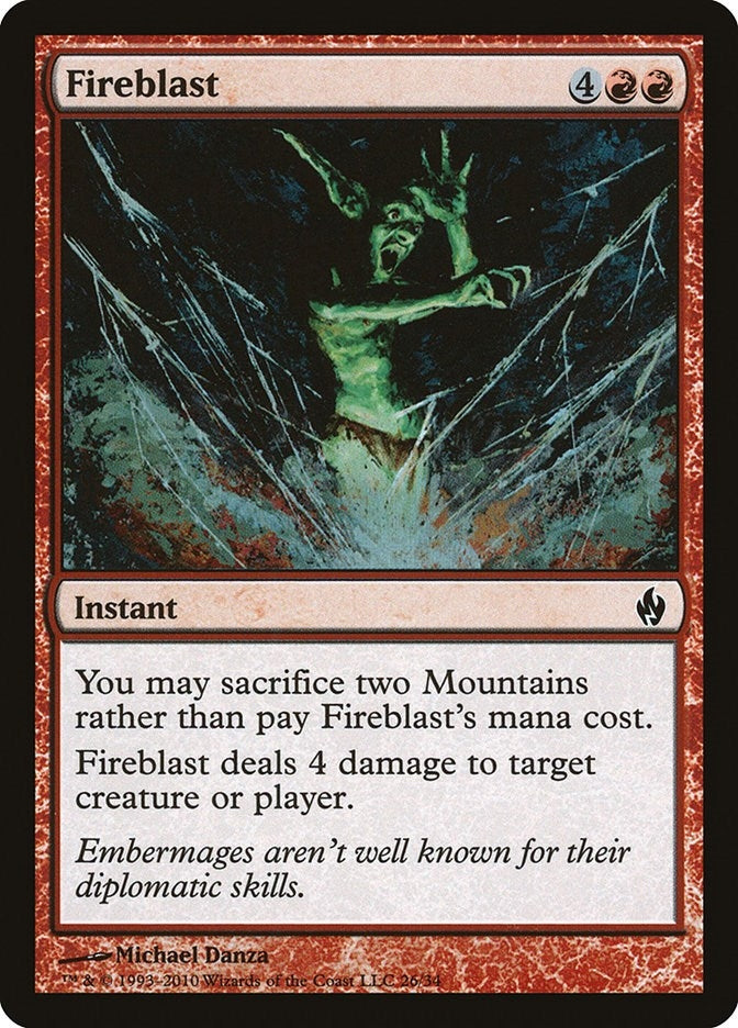 Image for Fireblast (26) (Premium Deck Series: Fire and Lightning) - Magic: The Gathering