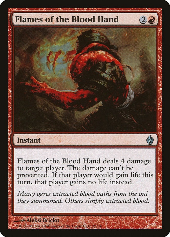Image for Flames of the Blood Hand (22) (Premium Deck Series: Fire and Lightning) - Magic: The Gathering