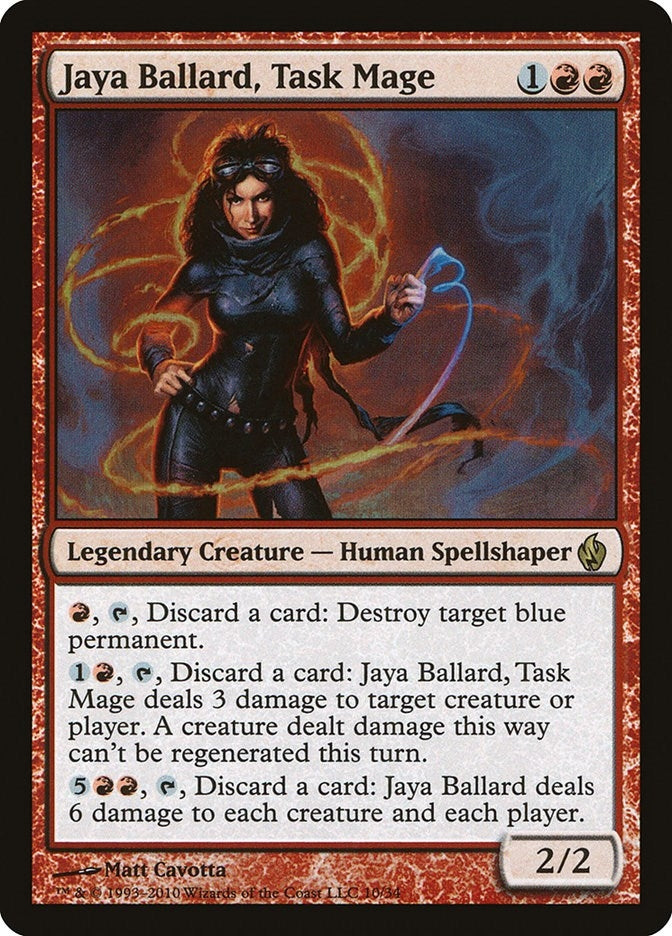 Image for Jaya Ballard, Task Mage (10) (Premium Deck Series: Fire and Lightning) - Magic: The Gathering