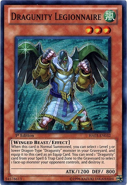 Image for Dragunity Legionnaire (HA03-EN032) (HA03) - YuGiOh