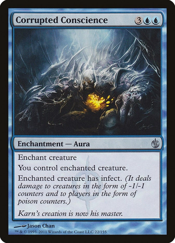 Image for Corrupted Conscience (22) (Mirrodin Besieged) - Magic: The Gathering