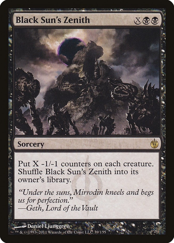 Image for Black Sun's Zenith (39) (Mirrodin Besieged) - Magic: The Gathering
