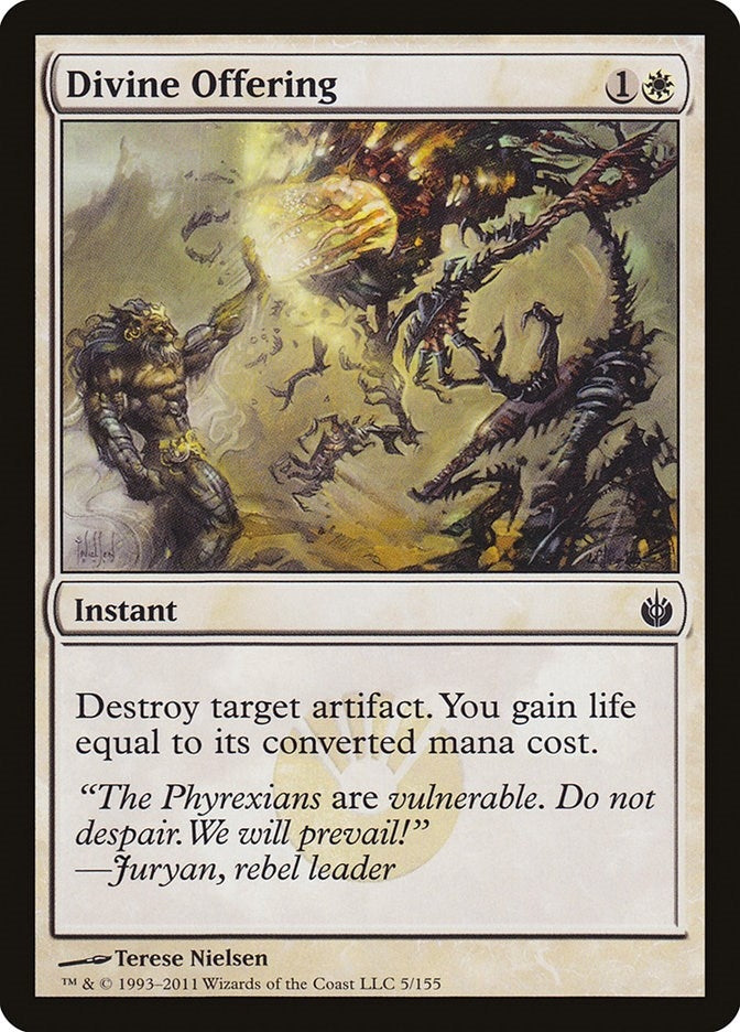 Image for Divine Offering (5) (Mirrodin Besieged) - Magic: The Gathering