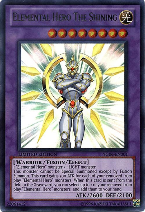 Image for Elemental Hero The Shining (YG06-EN001) - YuGiOh