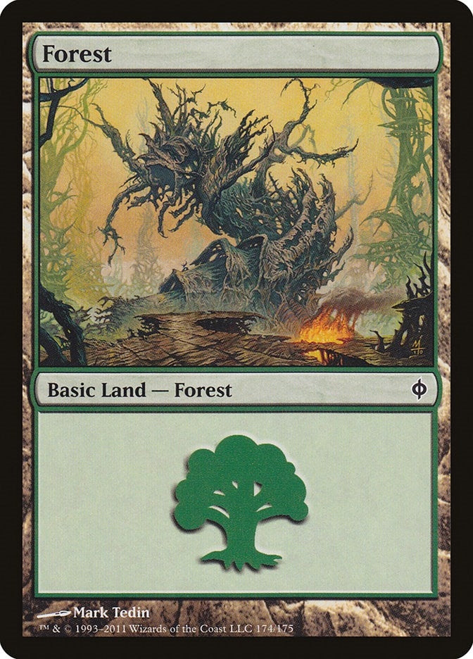 Image for Forest (174) (174) (New Phyrexia) - Magic: The Gathering