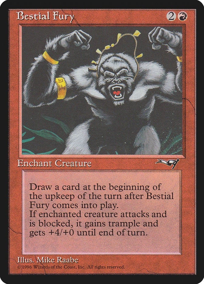 Image for Bestial Fury (100) (Alliances) - Magic: The Gathering