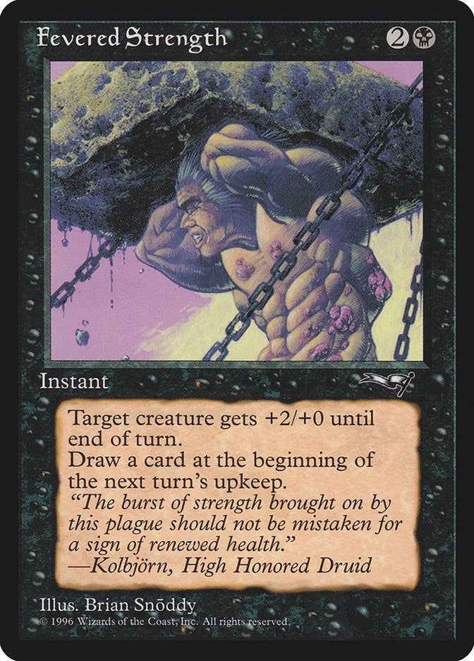 Image for Fevered Strength (11) (Alliances) - Magic: The Gathering