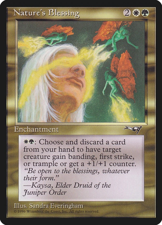Image for Nature's Blessing (Alliances) - Magic: The Gathering