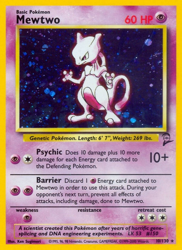 Image for Mewtwo (010/130) (BS2) - Pokemon