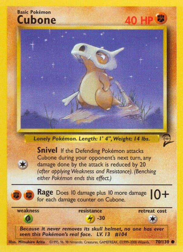 Image for Cubone (070/130) (BS2) - Pokemon