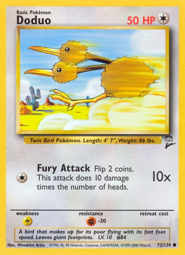 Image for Doduo (072/130) (BS2) - Pokemon