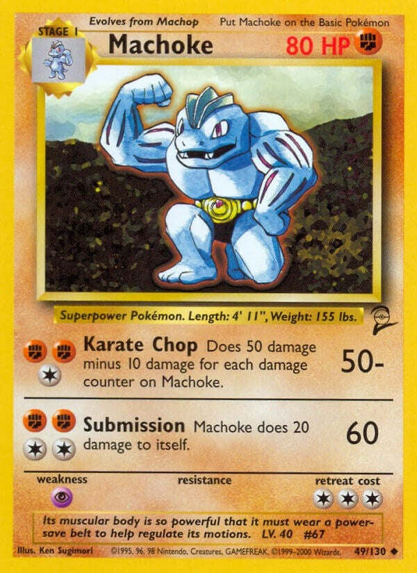 Image for Machoke (049/130) (BS2) - Pokemon