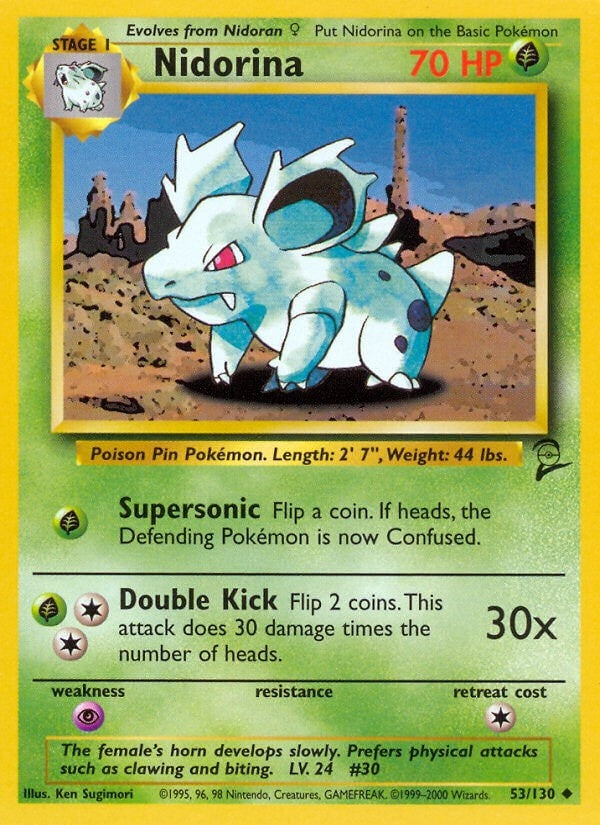 Image for Nidorina (053/130) (BS2) - Pokemon