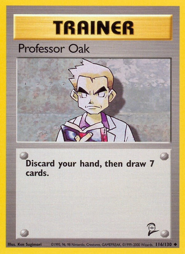 Image for Professor Oak (116/130) (BS2) - Pokemon
