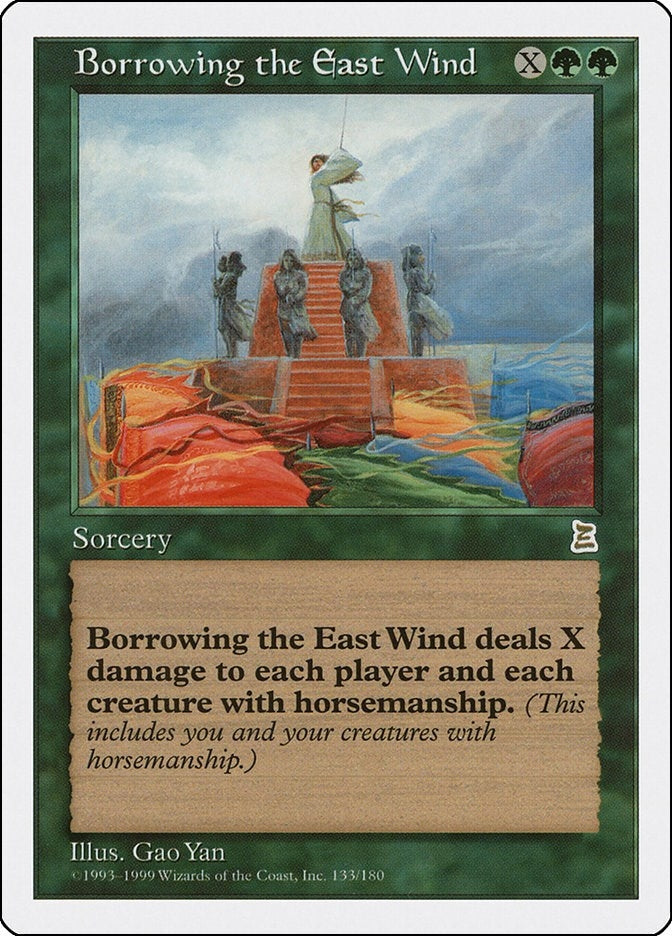 Image for Borrowing the East Wind (133) (Portal Three Kingdoms) - Magic: The Gathering