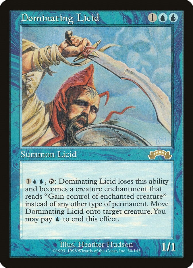 Image for Dominating Licid (30) (Exodus) - Magic: The Gathering