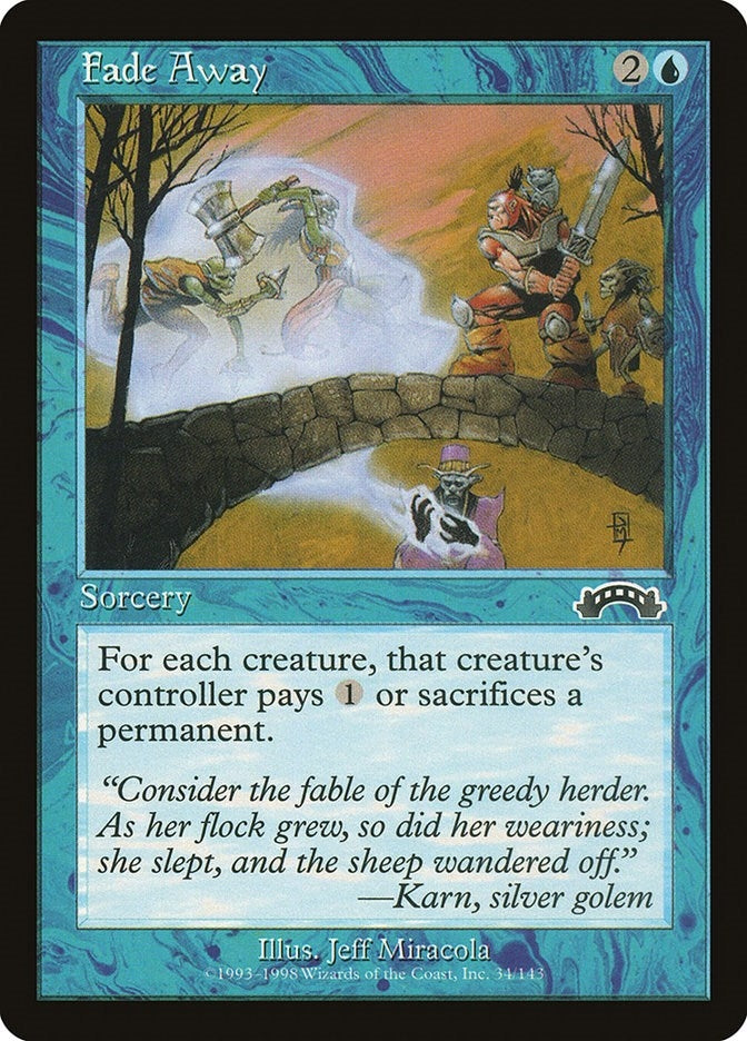 Image for Fade Away (34) (Exodus) - Magic: The Gathering