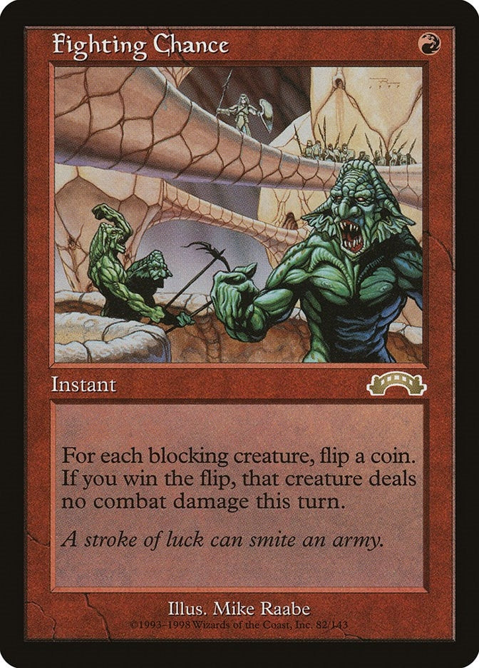 Image for Fighting Chance (82) (Exodus) - Magic: The Gathering