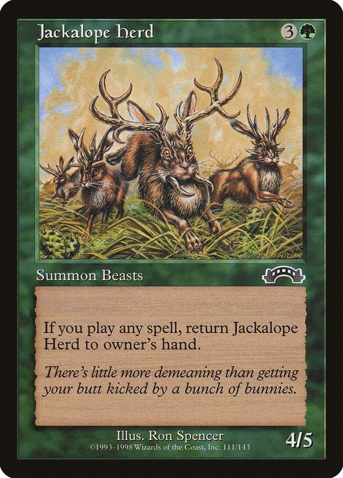 Image for Jackalope Herd (111) (Exodus) - Magic: The Gathering
