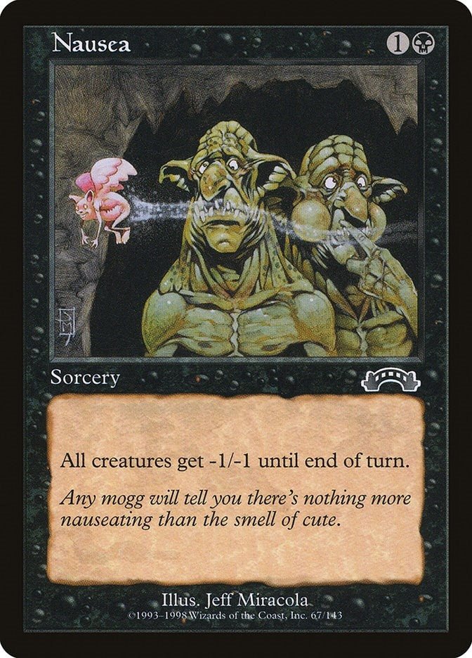 Image for Nausea (67) (Exodus) - Magic: The Gathering