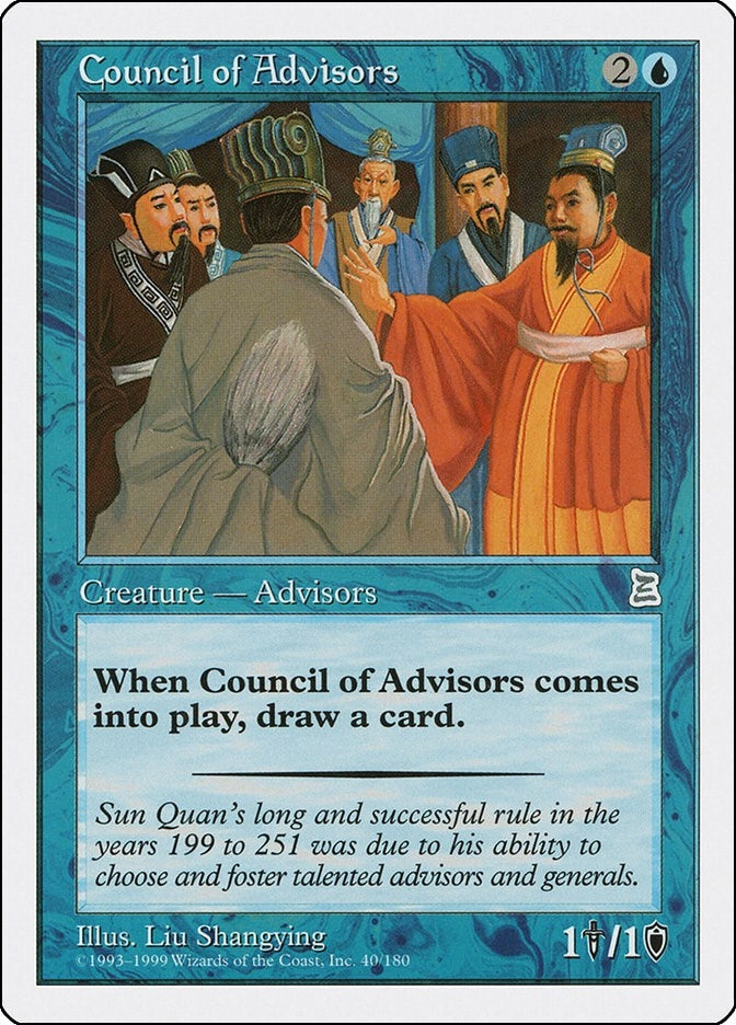 Image for Council of Advisors (40) (Portal Three Kingdoms) - Magic: The Gathering