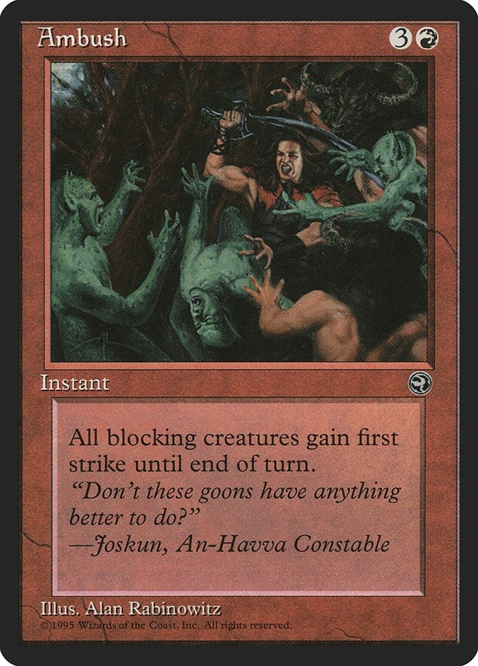 Image for Ambush (Homelands) - Magic: The Gathering