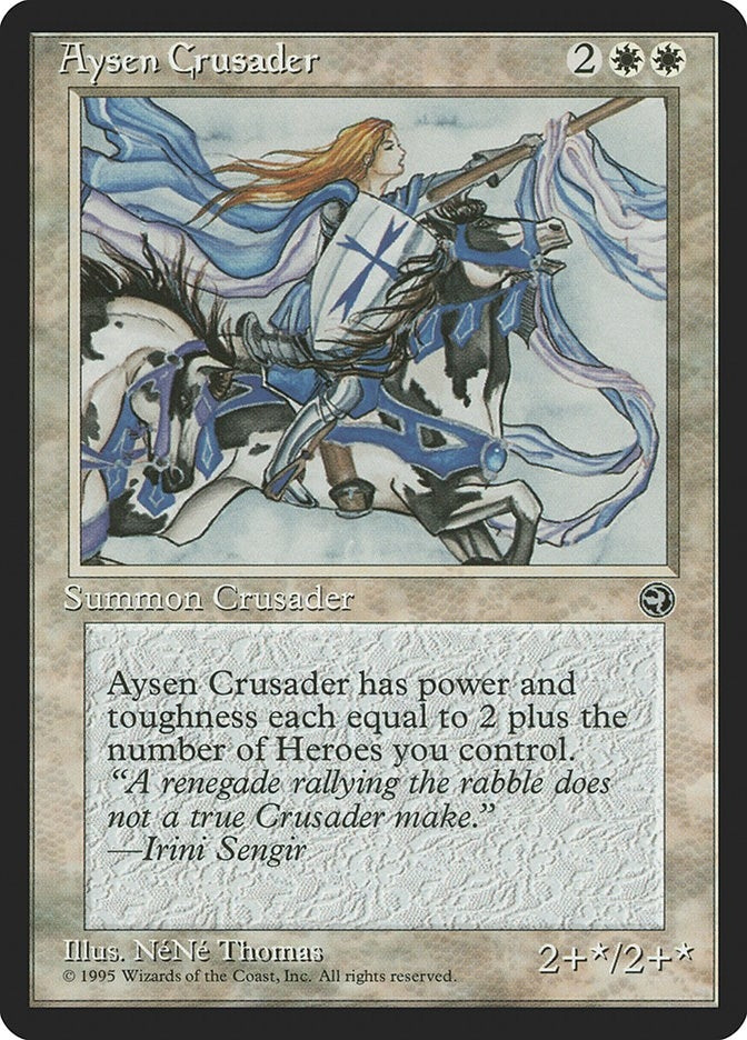 Image for Aysen Crusader (Homelands) - Magic: The Gathering