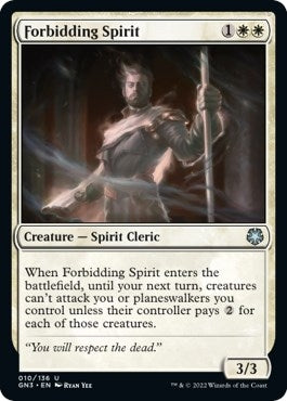 Image for Forbidding Spirit (10) (Magic Game Night: Free-For-All) - Magic: The Gathering
