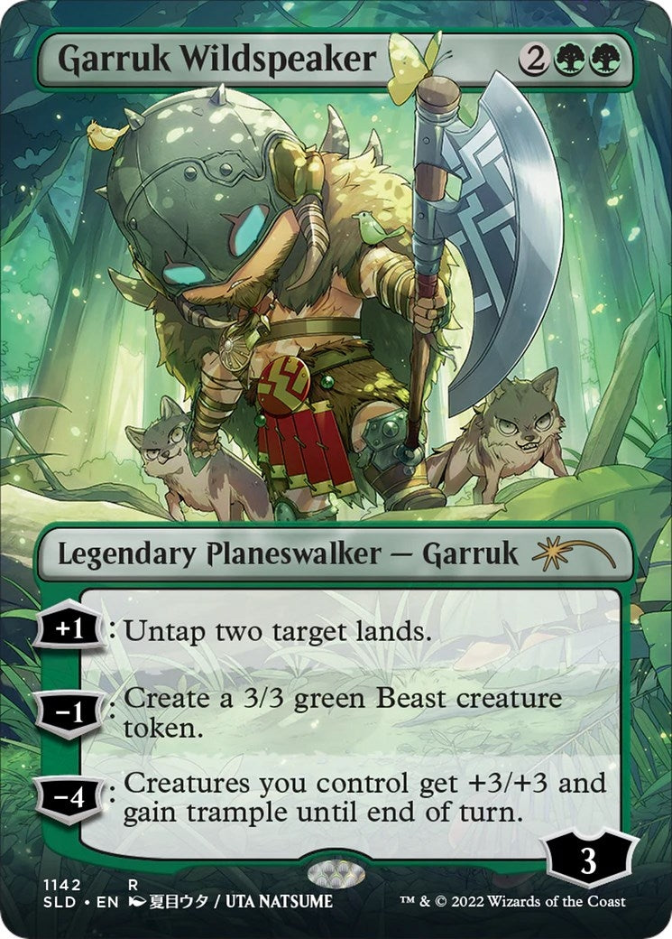 Image for Garruk Wildspeaker (Borderless) (1142) (Secret Lair Drop Series) - Magic: The Gathering