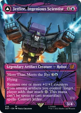 Image for Jetfire, Ingenious Scientist (Shattered Glass) (18) (Universes Beyond: Transformers) - Magic: The Gathering