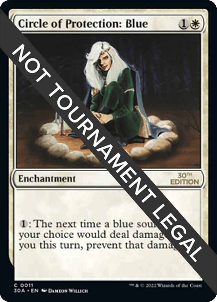 Image for Circle of Protection: Blue (11) (30th Anniversary Edition) - Magic: The Gathering