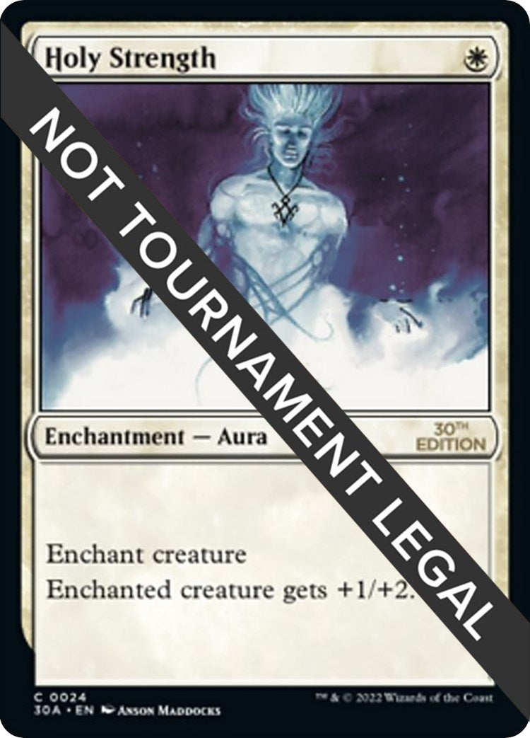 Image for Holy Strength (24) (30th Anniversary Edition) - Magic: The Gathering