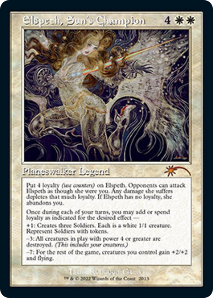 Image for Elspeth, Sun's Champion (2013) (Secret Lair Countdown Kit) - Magic: The Gathering