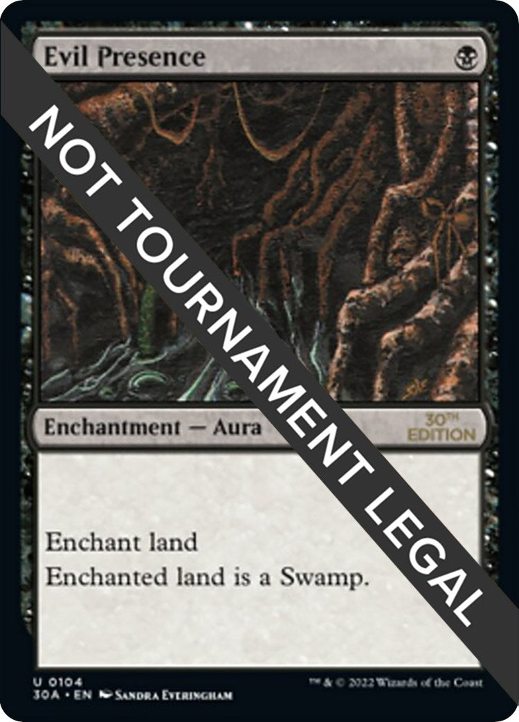Image for Evil Presence (104) (30th Anniversary Edition) - Magic: The Gathering