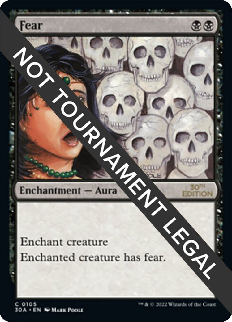 Image for Fear (105) (30th Anniversary Edition) - Magic: The Gathering