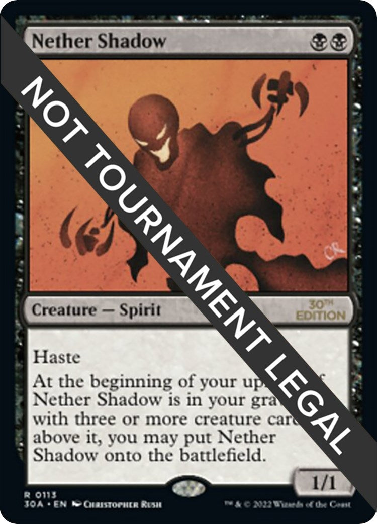Image for Nether Shadow (113) (30th Anniversary Edition) - Magic: The Gathering