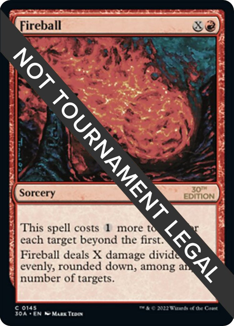 Image for Fireball (145) (30th Anniversary Edition) - Magic: The Gathering