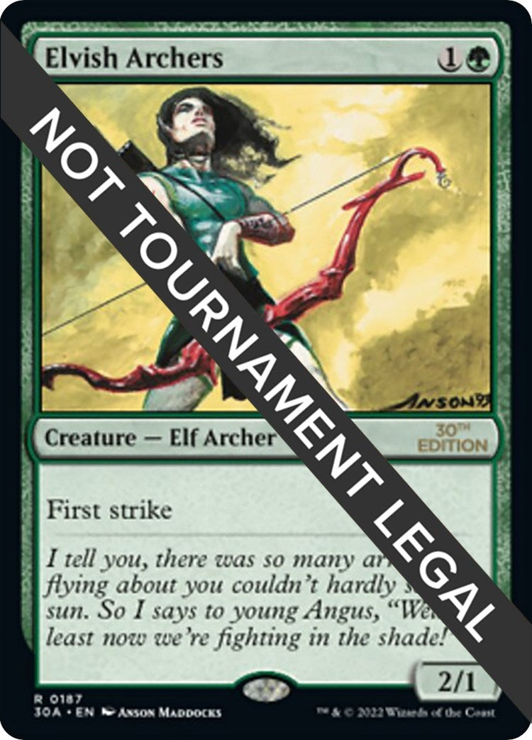 Image for Elvish Archers (187) (30th Anniversary Edition) - Magic: The Gathering