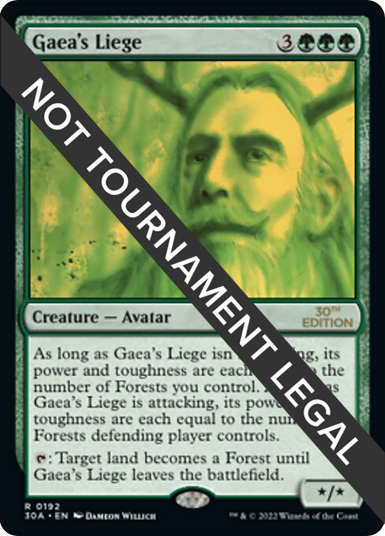 Image for Gaea's Liege (192) (30th Anniversary Edition) - Magic: The Gathering