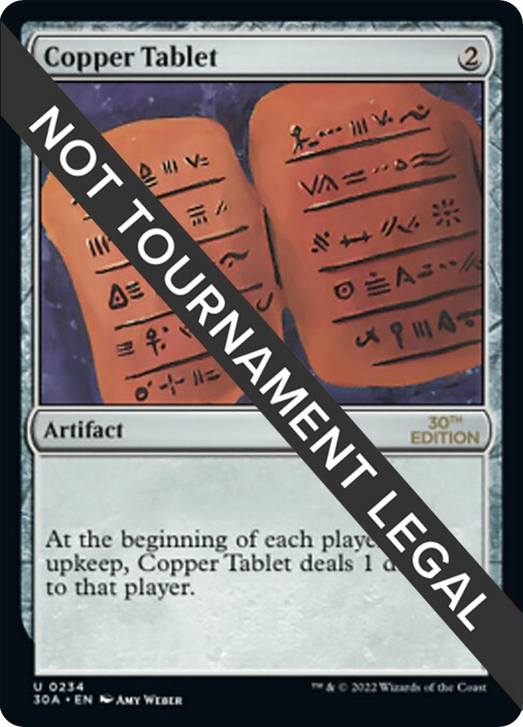 Image for Copper Tablet (234) (30th Anniversary Edition) - Magic: The Gathering