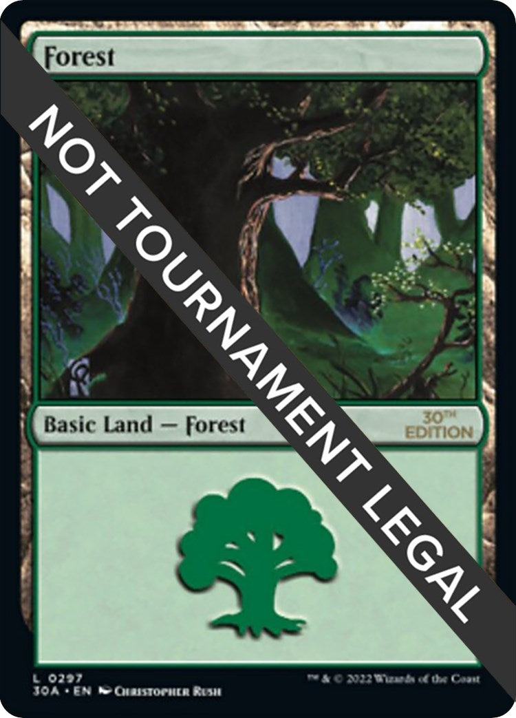 Image for Forest (297) (297) (30th Anniversary Edition) - Magic: The Gathering