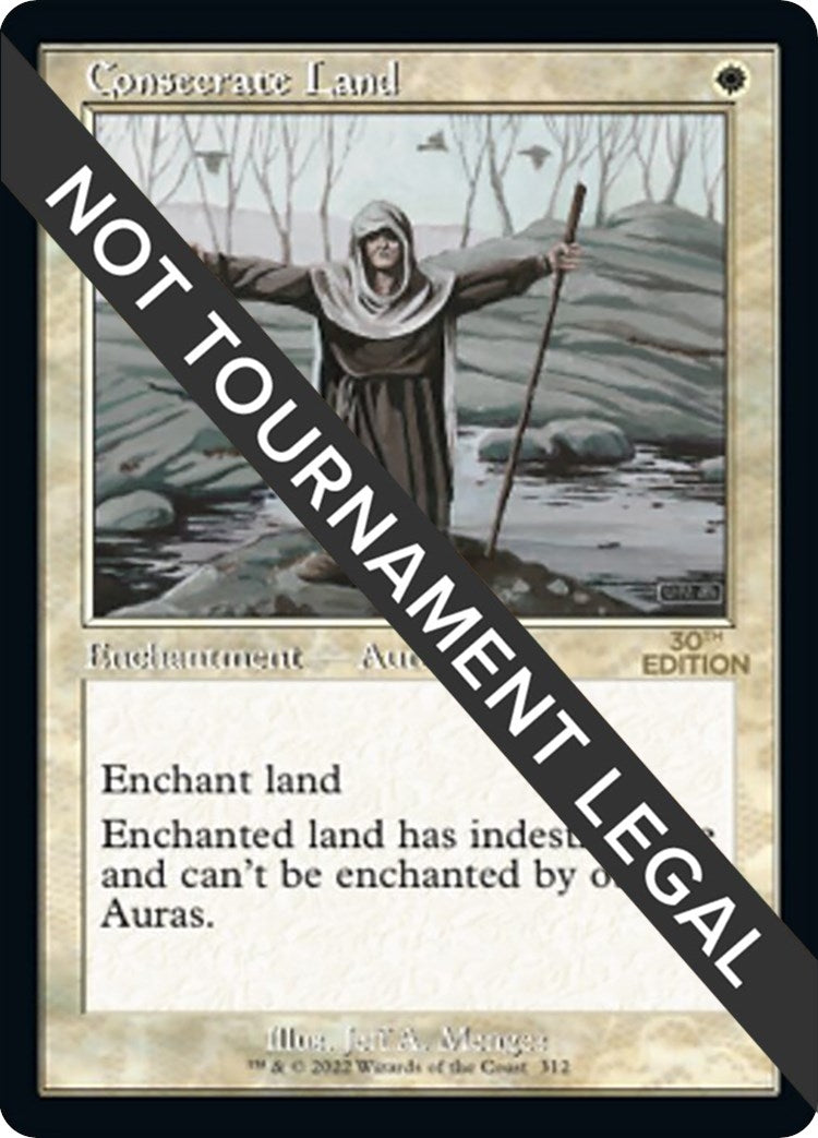 Image for Consecrate Land (Retro Frame) (312) (30th Anniversary Edition) - Magic: The Gathering